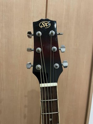 Electric Acoustic Guitar SX Custom EAG1K / VS Vintage Sunburst S/N