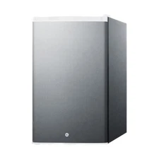 Summit FF31L7CSS 17" Countertop Refrigerator in Stainless Steel, w/ Door Lock...