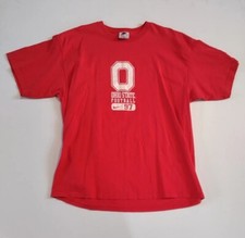 Ohio State Buckeyes Vtg Mens Nike Shirt XL 1997 Swoosh Made In USA Y2K Football