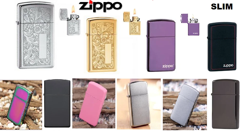 Genuine Zippo Windproof Refillable Ladies Cigarette Lighters LIFE