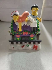 The Simpsons Christmas Express Collection "Christmas At Moe's" 2003 Figure