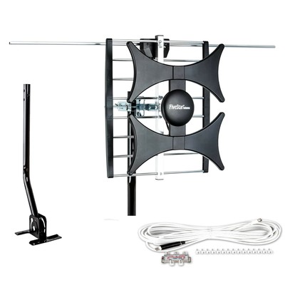 Multi-Directional 4V HDTV Antenna - up to 150 Mile Range, UHF/VHF, Indoor, Attic