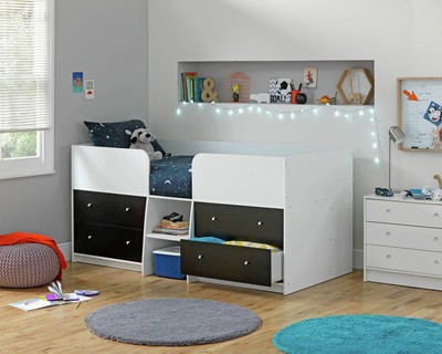 shorty mid sleeper bed