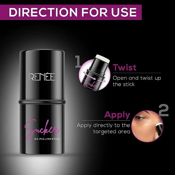 RENEE Sucker Oil Pulling Primer Stick 5gm, Instantly Mattifies & Smoothens Skin - Image 4 of 4