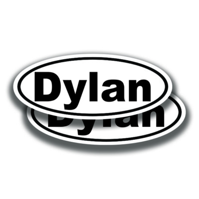 DYLAN NAME DECALs 2 Stickers Bogo Car Truck Bumper Window