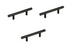 3X Amerock Bar Pulls 3 in 76 mm Oil-Rubbed Bronze Cabinet Drawer Pull