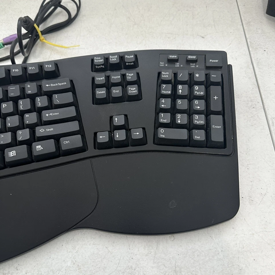 Computer Ergonomic Mechanical Keyboard Trackpad EKB-2000TP Missing One Key - Image 3 of 4