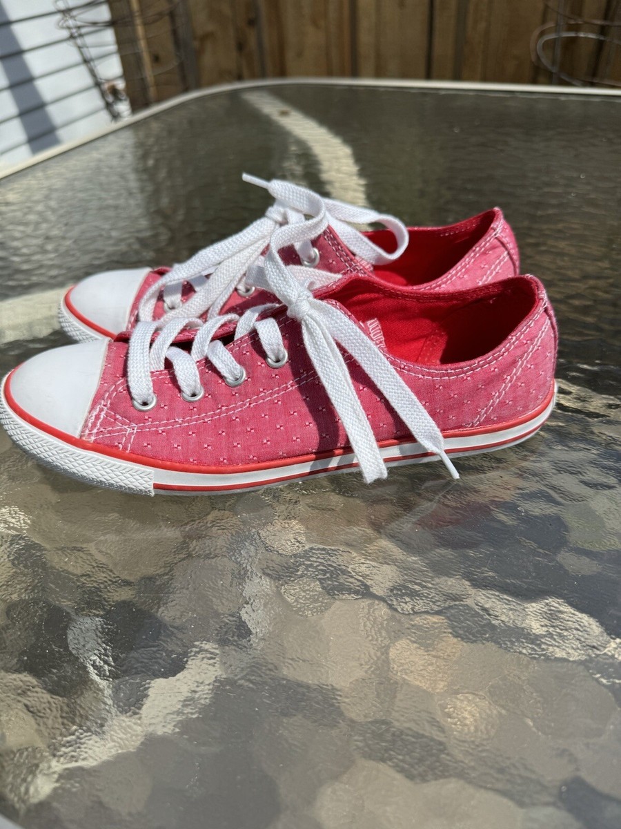 LOVE RAT（RED Ver.) Converse Shoes Womens 6 Chuck Taylor All Star Dainty Ox Red Canvas