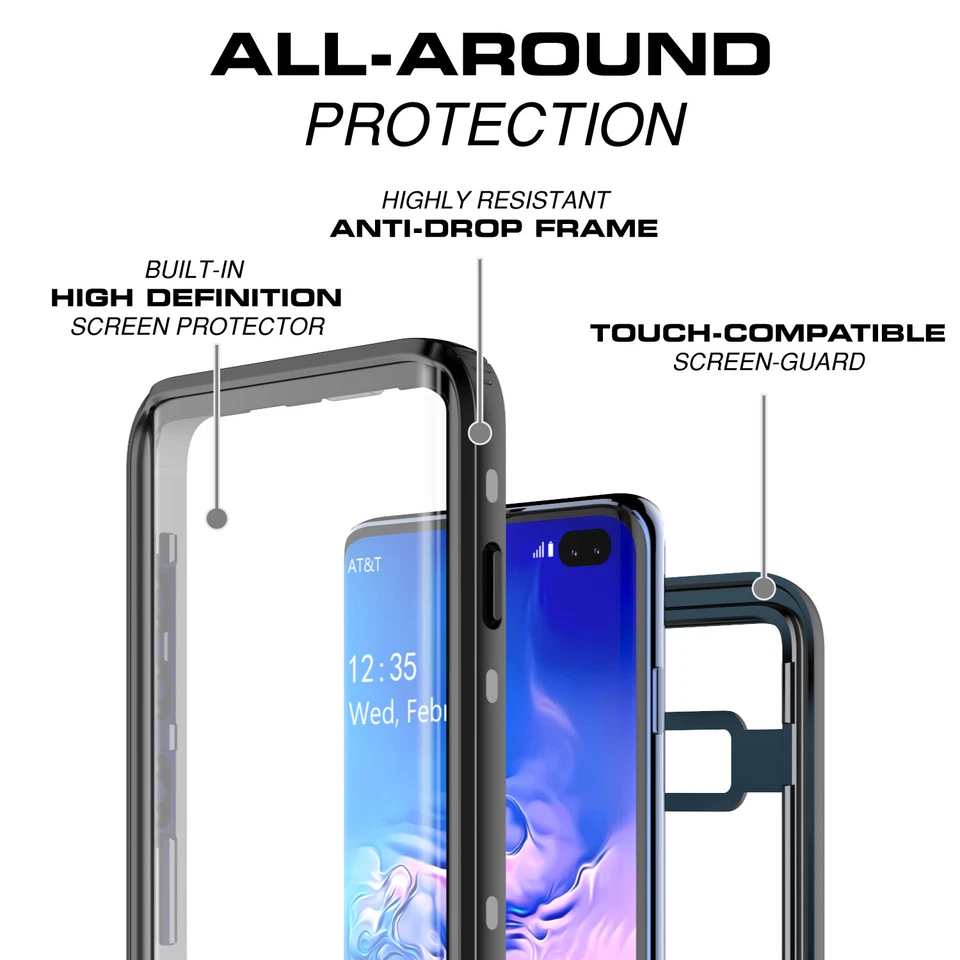 Funda impermeable a prueba de golpes resistente blindada para Samsung Galaxy S10 Plus Foto 4 de 4