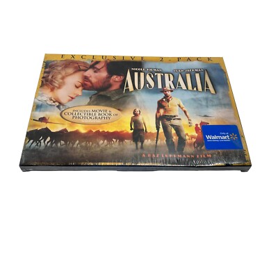 Australia (DVD, 2009) Walmart Exclusive 2-Pack w/Photography Book - New Sealed