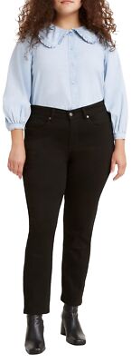Levi's Women's Classic Straight Jeans, Soft Black (Waterless), Us 12x30inseam