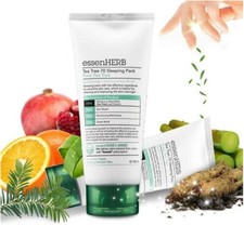 ESSENHERB Tea Tree 70 Sleeping Pack Pure Tea Tree 5oz