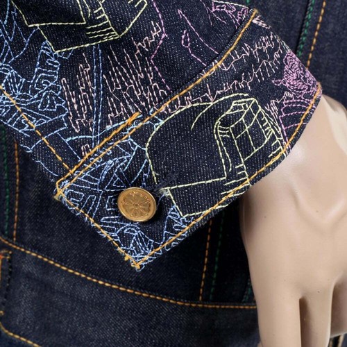 Yoropiko Jacke Jay Z Denimjacke YORO9174 - Bild 4 von 4