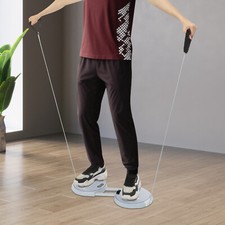Ab Twister Board for Exercise Waist Twister Machine with Elastic Tension Ropes