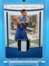 2020-21 Panini National Treasures NBA Nikola Vucevic MATERIAL TREASURES #/22