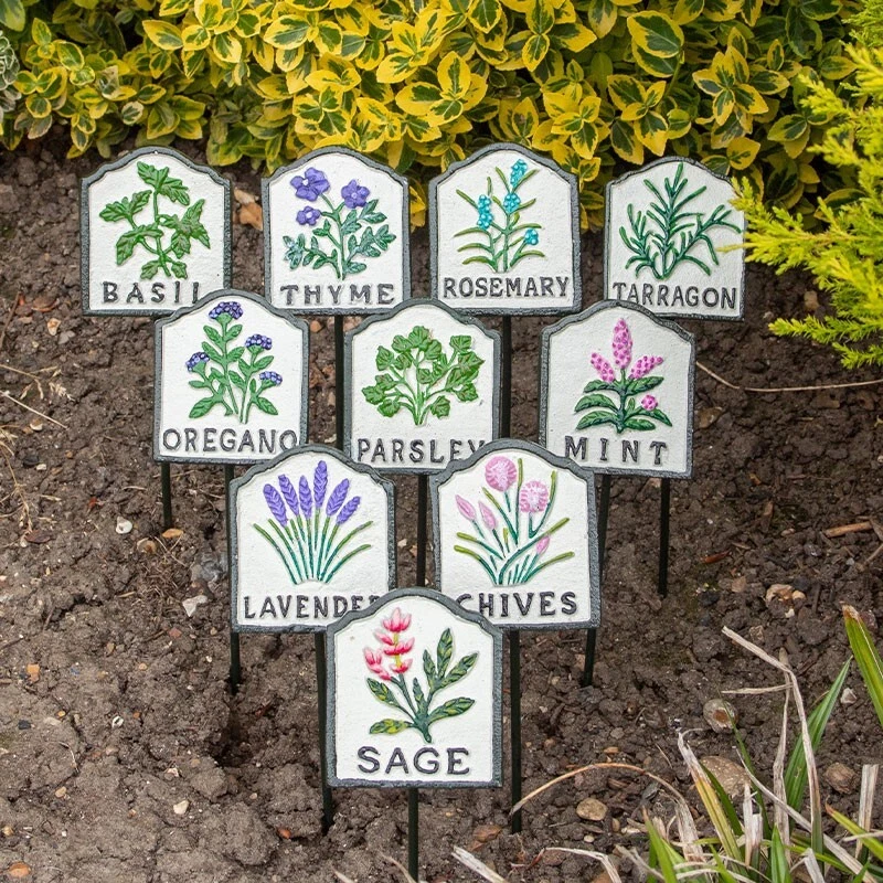 Garden Herb Labels Fasci Garden