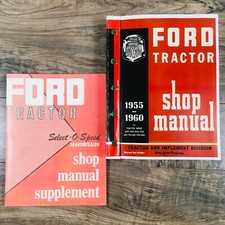Set Ford 2000 4000 Series Tractor Service Repair Shop Manual 1962 1963 1964 1965