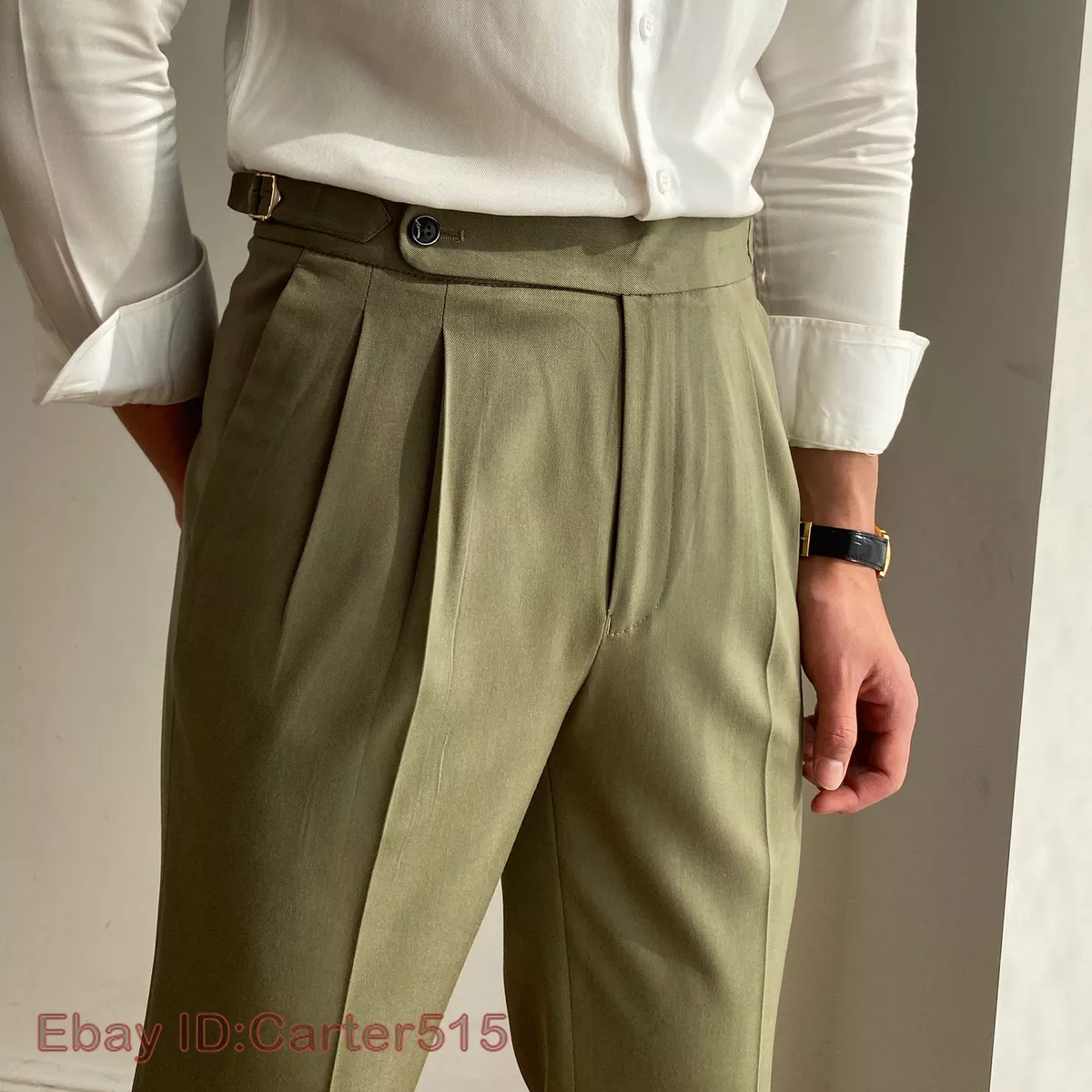 Business casual green clearance pants