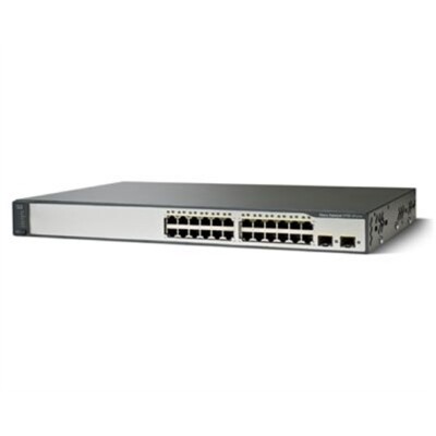 CISCO WS-C3750V2-24TS-E Catalyst 3750V2 24 10/100 + 2 SFP