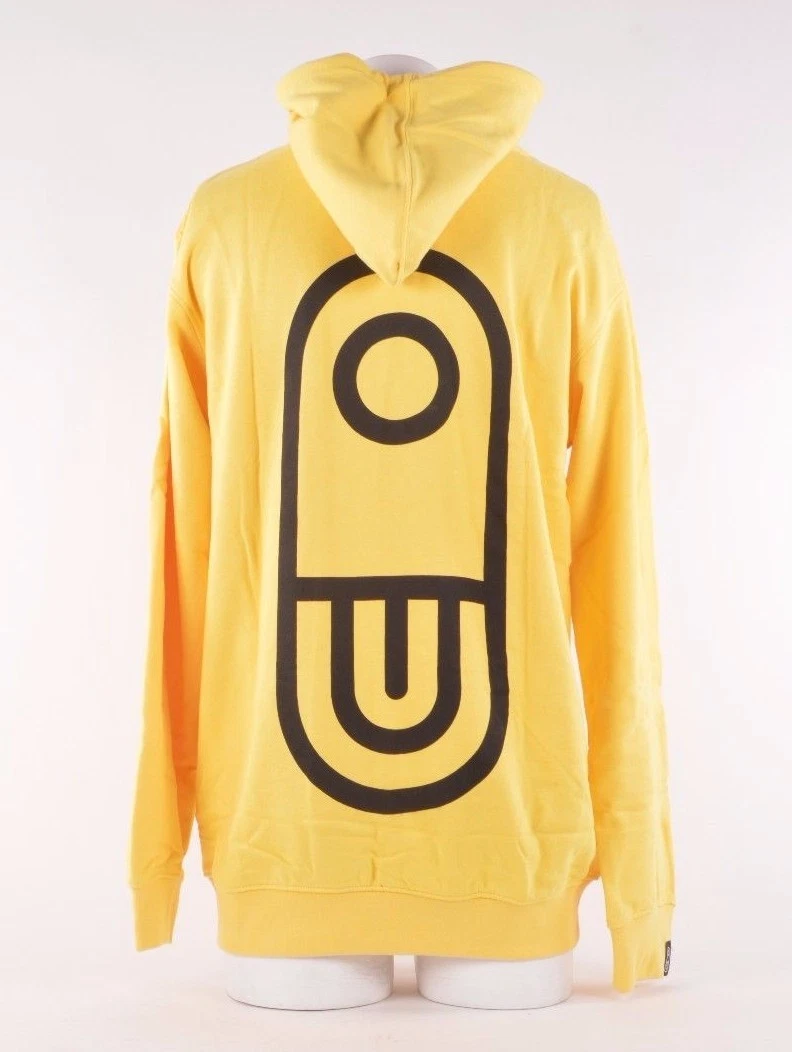 yellow mens zip up hoodie