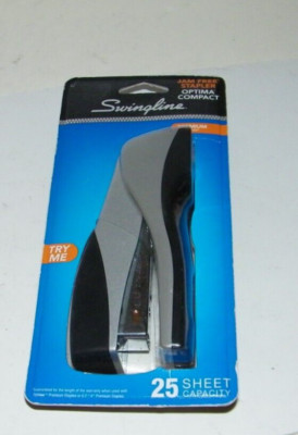 New Swingline 87816 Optima Grip Compact Stapler, 25 Sheet Capacity, Jam Free