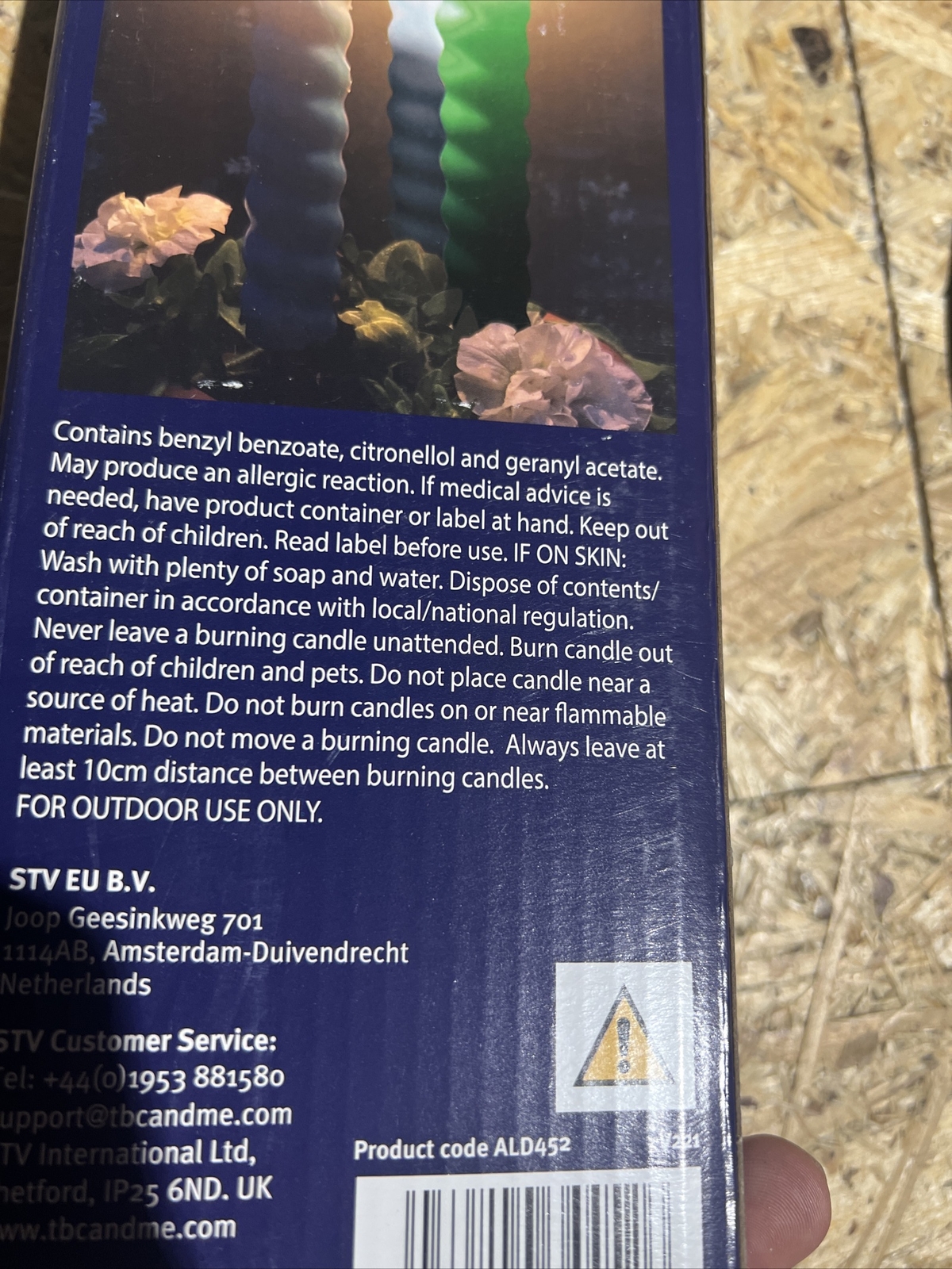 Zero in citronella table top flares wasp insect repelling candles