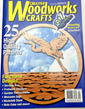 Scroll Saw Patterns Included Creative Woodworks  Crafts Issue 126- 2007- NEW