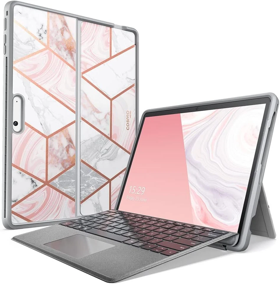 Funda tipo folio con soporte a prueba de golpes elegante i-Blason para Microsoft SurfacePro 11 Foto 2 de 4