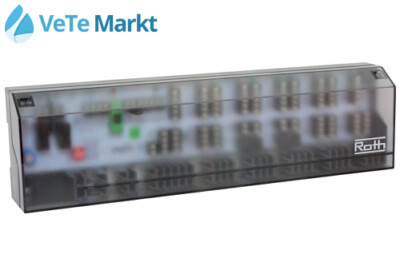 Roth 10-Kanal Anschlußmodul Regelklemmleiste Basicline AM-10 24V H/C, 1135007710