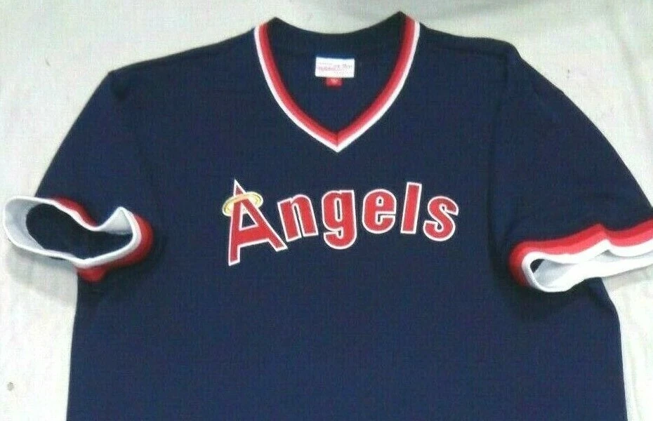 California Angels Jersey Mitchell & Ness Cooperstown Collection Mens  2XL