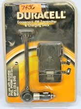 DU1815 Duracell Gooseneck FM Transmitter Charging Dock 7436