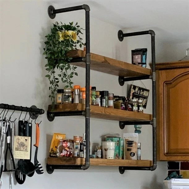 Industrial sale kitchen shelves