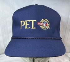 PET Dairy Quality Since 1929 Vintage Blue Large Rope SnapBack Trucker Hat Cap