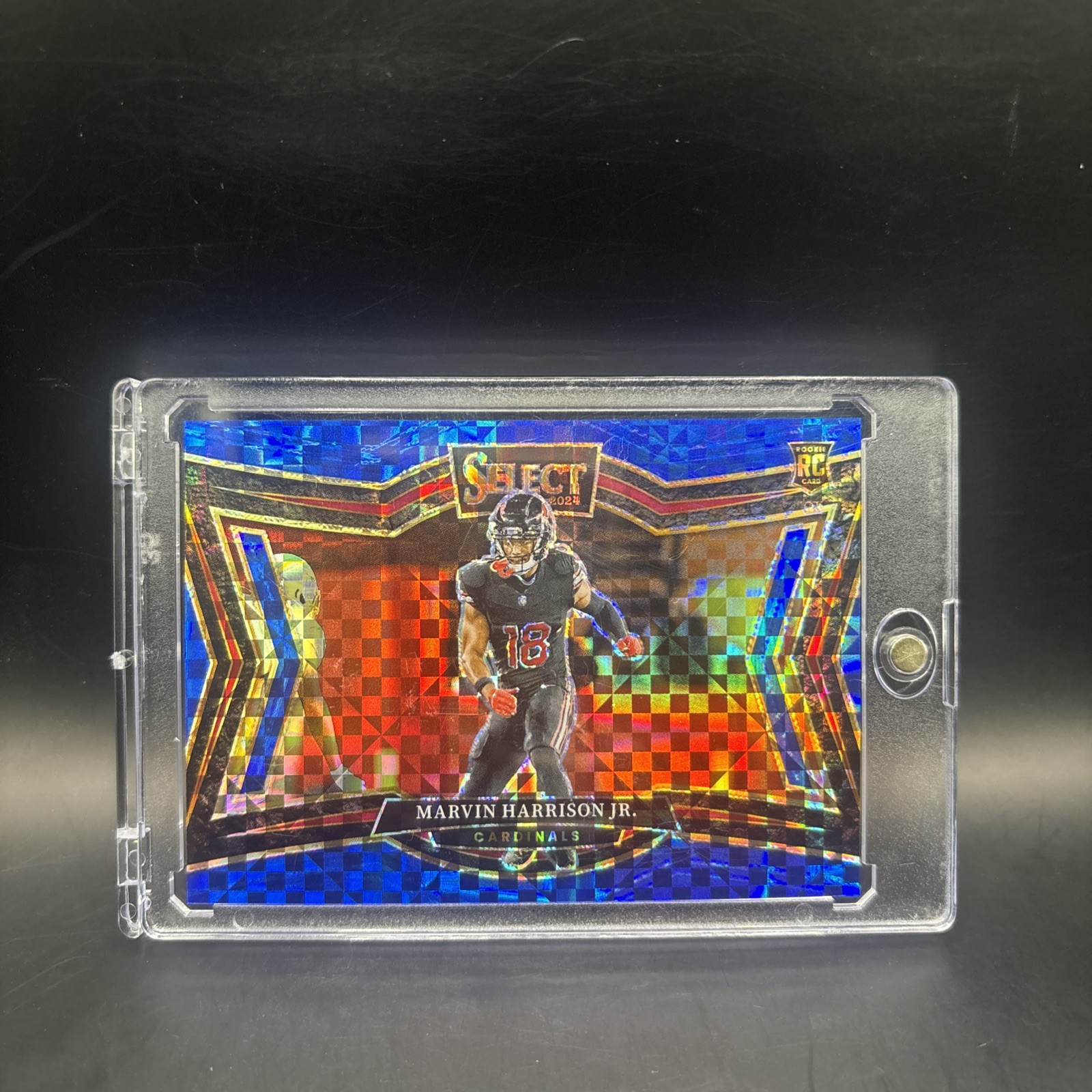 2024 Panini Select - Field Level Marvin Harrison Jr. #474 Blue Prizm /75 (RC)