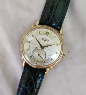 Longines Wittnauer Automatic Vintage Gold 14K Good Conditions Sector Dial