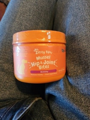 Zesty Paws Mussel Mobility Bites - HIP & JOINT - 90 Chicken Soft Chews - NEW!