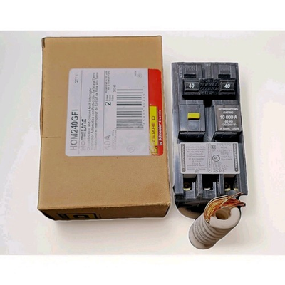 #ad Square D Homeline HOM240GFI 40A 2 Pole GFCI 120 240V $90.00