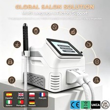 2-in-1 Ice Cooling Dual Handpiece Salon Skin Massage Machine Four Wavelength