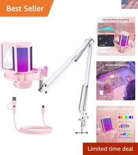 All-in-One USB Microphone for PC, MAC, PS4/5 - Noise Cancellation, RGB Control
