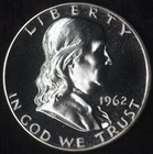 1962 "Proof Cameo Reverse" Franklin Silver 50c Half Dollar - COINGIANTS -
