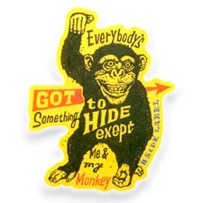 Untamed Monkey ✦ B-Side Label Sticker