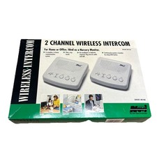 Pair Of Novi Command Wireless FM 2 Channel A/B Intercom Model WI-2C NEW in BOX 