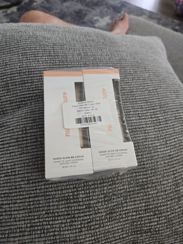 Nude by Nature Sheer Glow BB Cream 30ml Silky Texture 04 Natural Tan 4 Pack - Picture 1 of 5