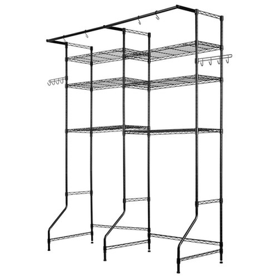 #ad #ad VEVOR Over The Washer and Dryer Storage Shelf 6 Tier Laundry Room Drying Rack w $128.64