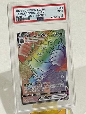 Rillaboom VMAX #193 Pokemon Rebel Clash