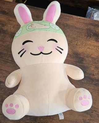 Mariah Elizabeth Lime the Bunny Plush 15  Cute Pastel Rabbit Stuffed Animal Toy