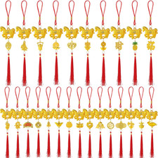 26 Pcs Chinese New Year Horse Decorations Lunar New Year Ornaments 2026 Good ...