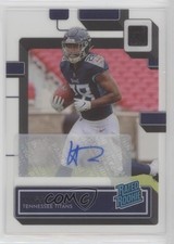 2022 Panini Clearly Donruss Rated Rookie Auto Hassan Haskins #92 Auto 0v0