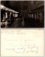 RPPC Meat Packing House Interior Photo Postcard
