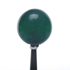 Green Old Skool Series Custom Shift Knob Translucent W Metal Flake Hot Rod Rat